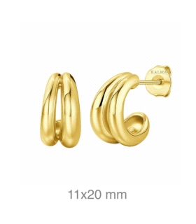 PENDIENTES CRIOLLA METAL HIPOALERGÉNICO                                                             